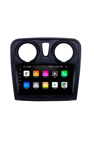 ClasKing DACİA SANDERO 2013-2020 Uyumlu ANDROİD MULTİMEDYA CARPLAY 9İNC IPS E...