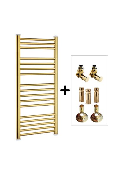 TOPRAKBANYO Toprak Havlupan 50/70 10 Borulu Gold Titanyum Kaplama Havlupan 2 ...