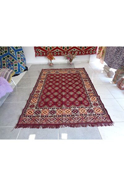 ŞAHMERDANOĞLU Buhara Modelli, Enfes Yatak Odasına Kilim, Yıkanabilir, Kolay T...