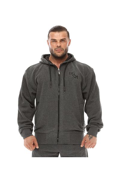 Big Sam Hooded Wide Cut Tracksuit Top Winter Sports Jacket 3626