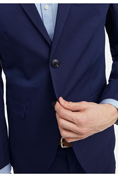 Jack & Jones Anzugjacke FRANCO Blazer in Super-Slim mit fallendem Revers, Taschen und zwei Knöpfen