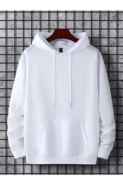 Revasser Φούτερ με κουκούλα Unisex Happy Smile Special Printed Oversize