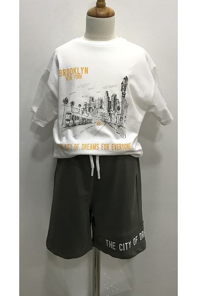 Çikoby Boys Brooklyn New York Shorts Suit