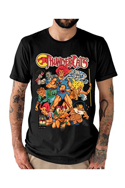 GALASHOP تي شيرت للجنسين THUNDERCATS 90'S