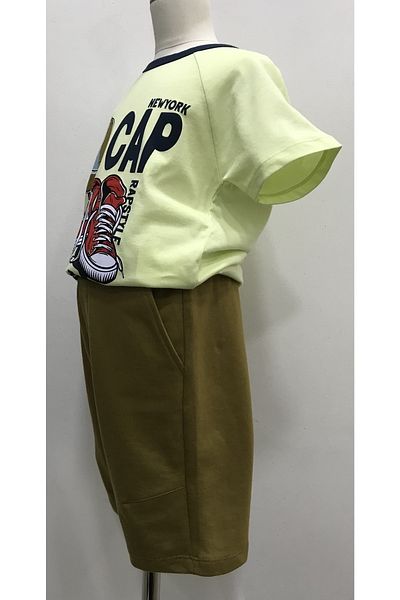 Çikoby Boys New York Cap Shorts Suit