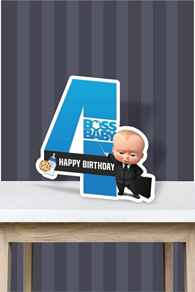 neşeli günlerim Patron Bebek Boss Baby Themed - Ηλικία 4 (40 cm) Πίνακας με α...