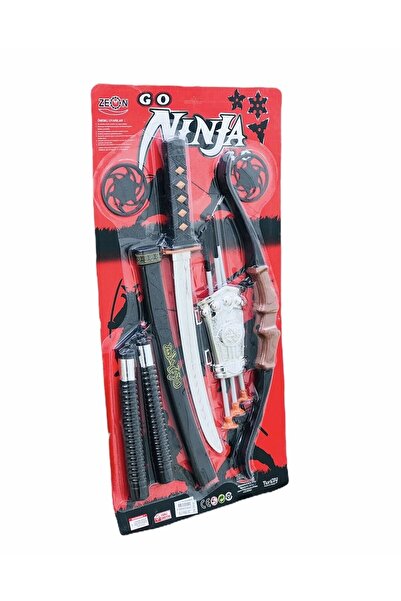 abnturk NİNJA OYUNCAK SET 10 PARÇA EĞLENCELİ