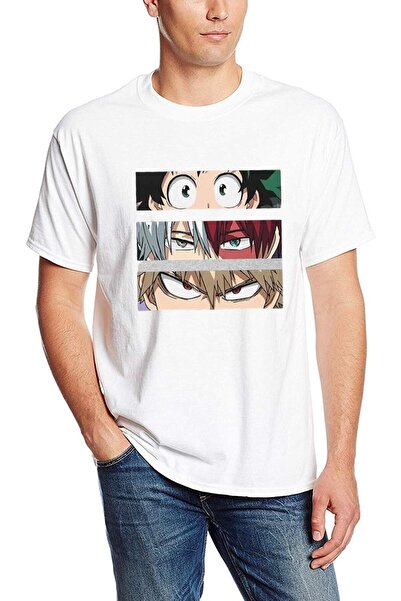 ZEMLİYA Anime Štampano Crni Unisex T-shirt