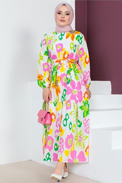 benguen Φούξια 450 Φόρεμα Hijab με σχέδια