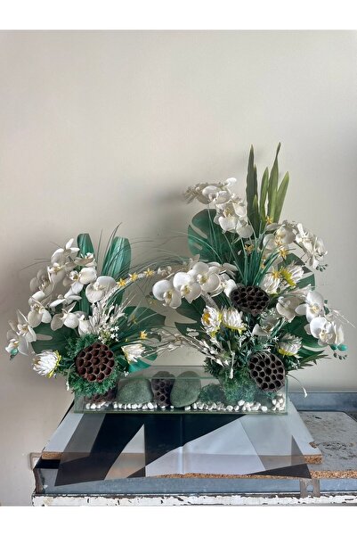 ÇİĞDEM ÇİÇEKÇİLİK CAM VAZODA MUHTESEM ORKİDE