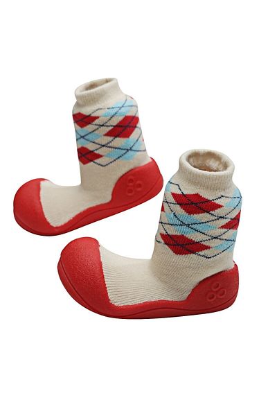 Attipas حذاء Arglye باللون الأحمر Barefoot Ilkadım Pa01