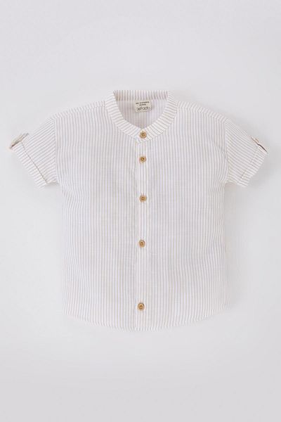 DeFacto Baby Boy Crew Neck Short Sleeve Shirt A8926a523sm