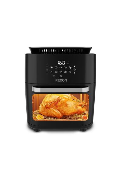 Rexon XXL AIR FRYER SİYAH 12 Litre