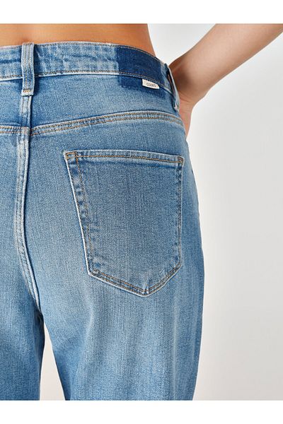 Colin's 896 Maria - Pantaloni de damă albaștri cu talie înaltă și picioare înguste