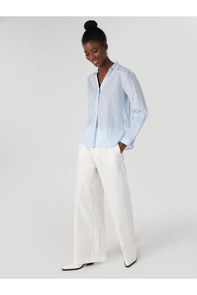 Colin's Women's Blue U.sleeve Blouse