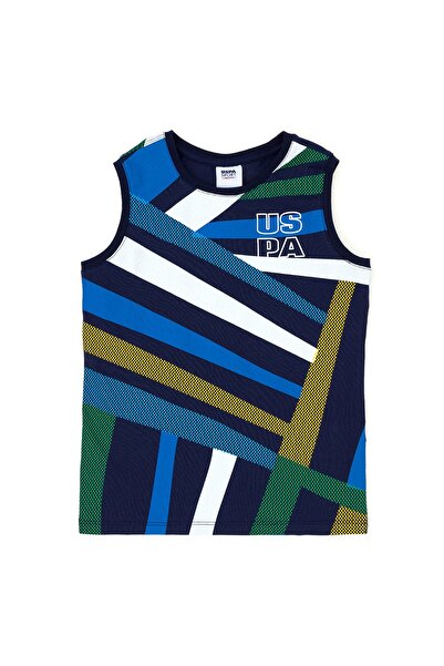 U.S. Polo Assn. Πόλο Ασν. (U.S. Polo Assn.) Μπλουζάκι για αγόρια Navy Blue - MANTAKIDS