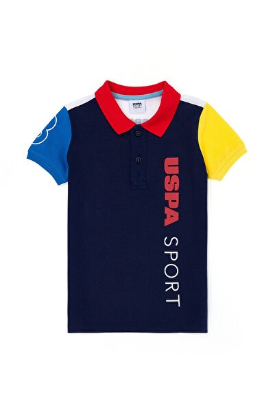 U.S. Polo Assn. Μπλουζάκι πόλο US Polo AssnPrinted Navy Blue Boy's Polo T-MID...