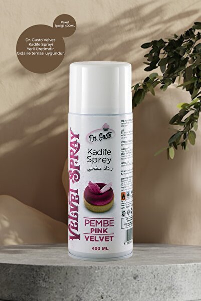 PASTRY PLANET Kadife Sprey Pembe 400 Ml