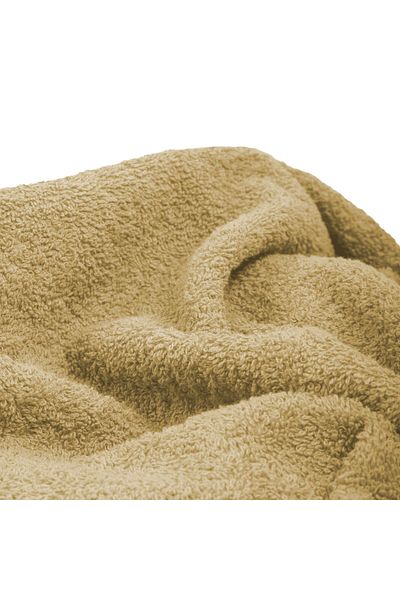 ILGIN HOME Basic Patternless Beige King Size Bath Towel 100% Cotton 90x150 cm