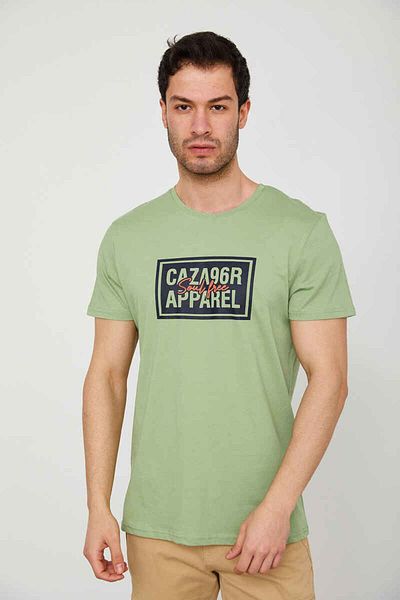 Cazador Ανδρικό μπλουζάκι με στάμπα Jazz 4206 Crew Neck