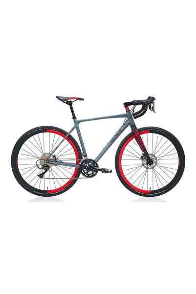 Carraro Gravel G0 520h 28" 16-v Md Mat Antrasit-siyah-kırmızı Gravel Bisiklet