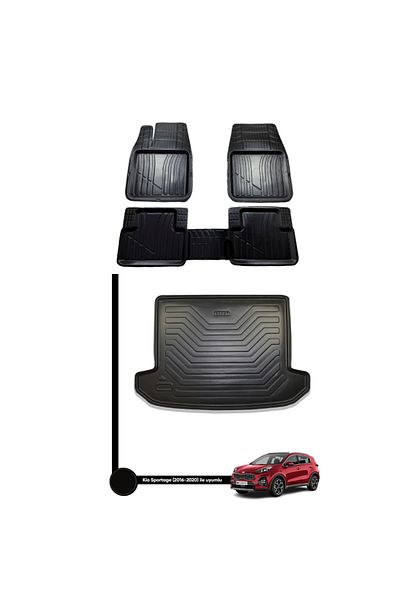 HLP Kia Sportage 2016-2020 Auto Mat And Trunk Pool Excellent Set