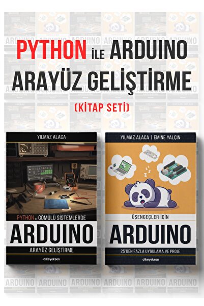 Genel Markalar Python ile Arduino için Arayüz Geliştirme Seti (2 Kitap)