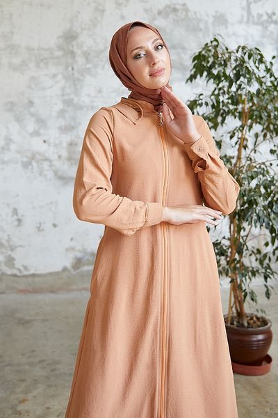 InStyle Lure Hooded Abaya - Camel