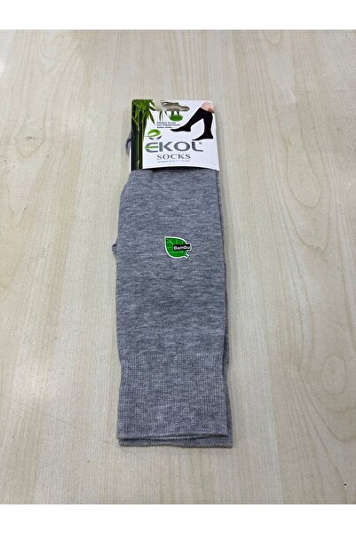EKOL SOCK'S Дамски сиви бамбукови 6-пакетни къси чорапи 36/40