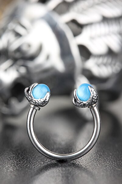 Valhalla Cerrahi Çelik Banana Tragus Kıkırdak Rook Orbital Banana Pençe Doğal...