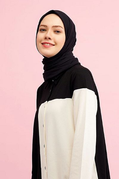 Belinay Combed Cotton Shawl - Black