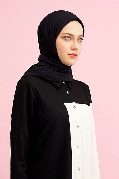 Belinay Combed Cotton Shawl - Black