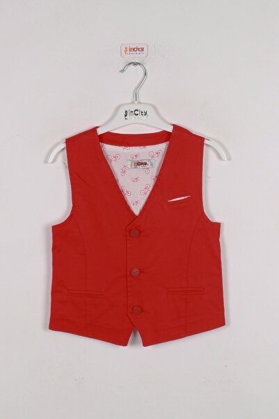 incity Boy's Red Vest