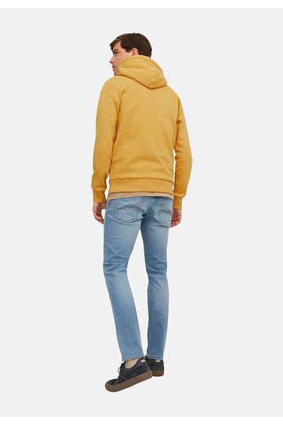 Jack & Jones Kapuzenpullover JOSH Hoodie mit Tunnelzug, Kängurutasche und Label-Print