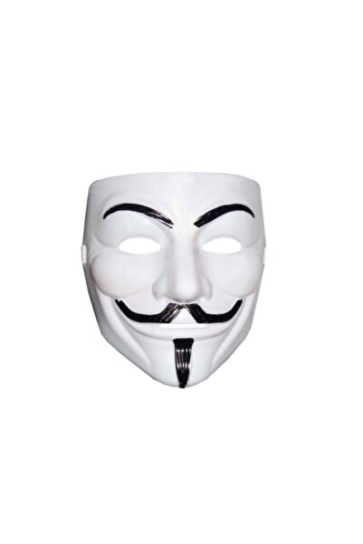 Öğretmen Kırtasiye V For Vendetta Sert Plastik Maske