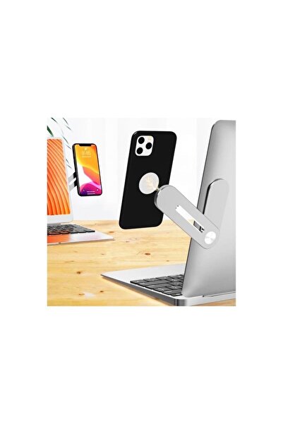 Coverzone Magsafe Uyumlu Mıknatıslı Bilgisayar Ekran Telefon Tutucu Monitör S...