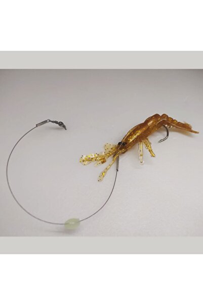 ALDOS Karides Sahte Silikon Shrimp Balık Yemi Silikon Karides 7,62 cm 6,5 gr