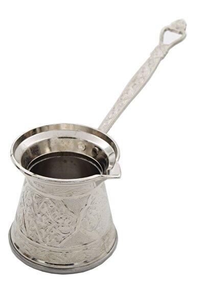 ayvalı metal Ayvalı Döküm Desenli Cezve Büyük Boy 6 Kişilik- Mıknatıslı Ocakl...