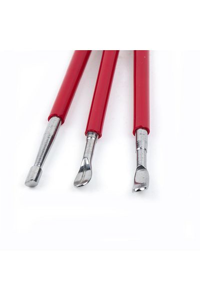 AiryFooT Hobby Leather Pattern Tracing Set of 3 Embossing Carving Set Leather Hand Tool