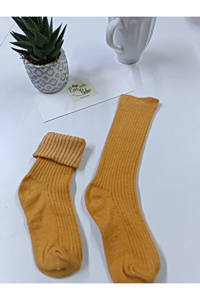 ESES BEBE шафранові вигнуті дитячі шкарпетки
