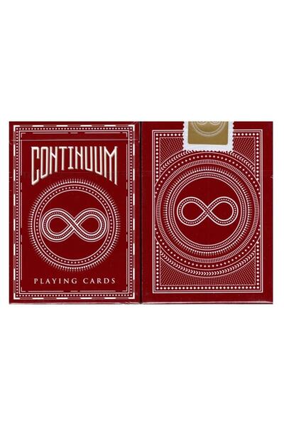 OyuncaklarÜlkesi أوراق اللعب Bicycle Continuum Burgundy ذات الإصدار المحدود U...