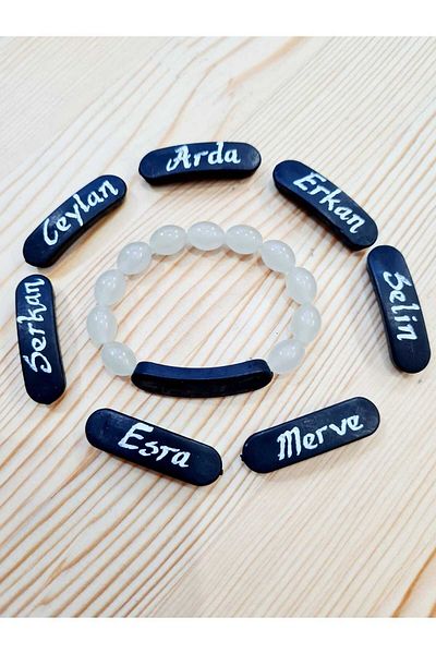 Doğal Taş Dünyası Cat's Eye Highlighter Children's Bracelet Glow in the Dark