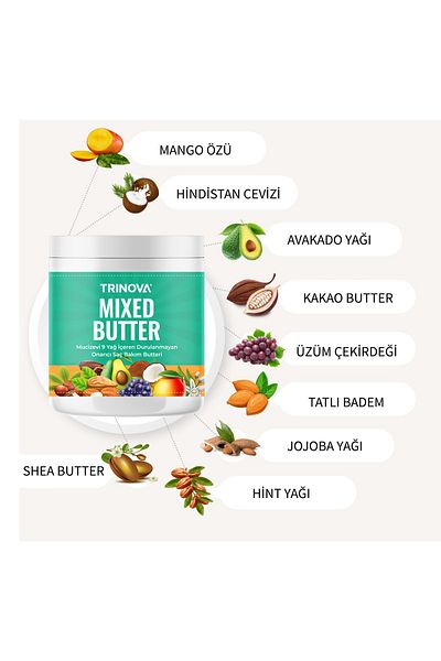 Trinova 300 ml Butter Hair Care Nourishing and Strengthening Mask