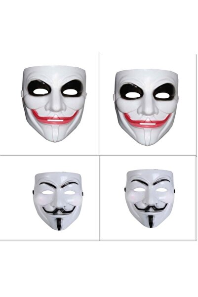 Limitless Trade 2 Adet Jöker Ve 2 Adet Vendatta Maskesi