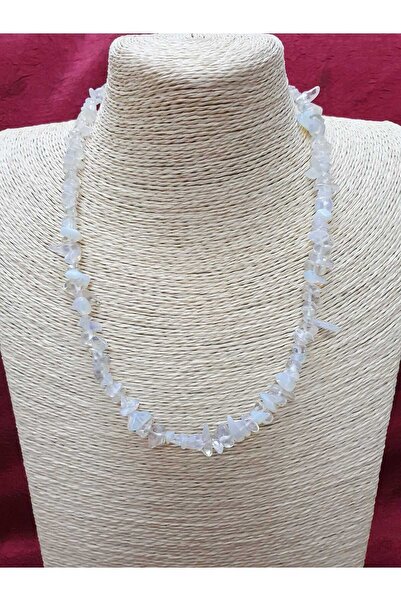 Doğal Taş Dünyası قلادة من حجر العقيق الطبيعي المعتمد