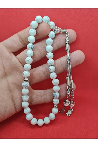 Doğal Taş Dünyası مسبحة حجر هاولايت الطبيعي الأصلي