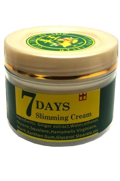 7DAYS Slimming Cream Ginger Miracle 100ml Vücut Bakım Kremi Zencefil Mucizesi...