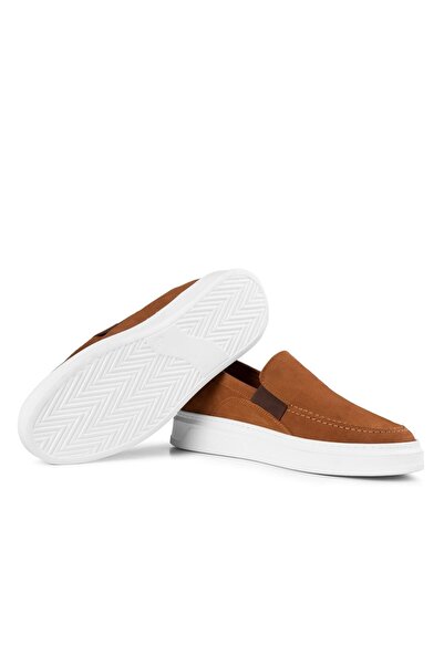 Ducavelli Menta Men's Genuine Leather Nubuck Sneaker, Loafer Sneaker, Genuine Leather Sneaker, Men's Snaker