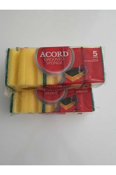 Acord Dish Sponge 3 Packs, Package Includes 5 Pieces