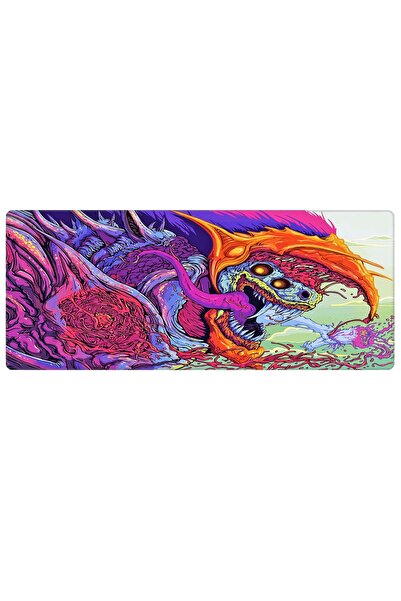 PORGE Büyük Renk Hyperbeast Pro Gaming Oyuncu Xxl 90x40 Mouse Pad